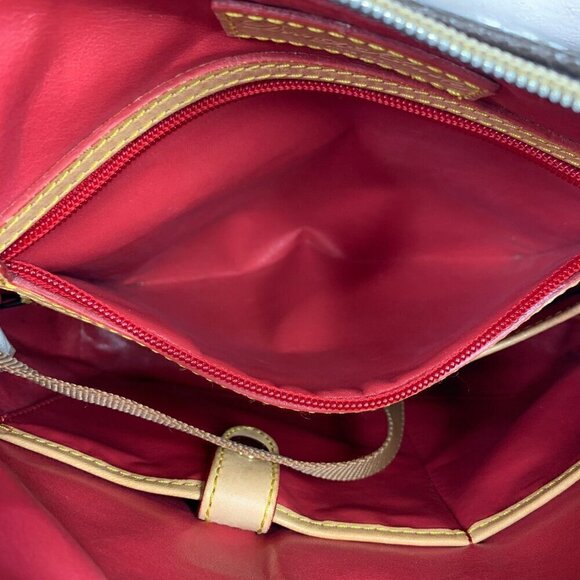 Dooney & Bourke Pebble Grain Kimberly Crossbody Bag Brown With British Tan Trim - Picture 11 of 11